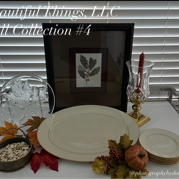 Set of 6 Lenox “Hayworth” Bread and Butter Plated 6-1/4” D with 24k gold trim - Picture 8 of 8